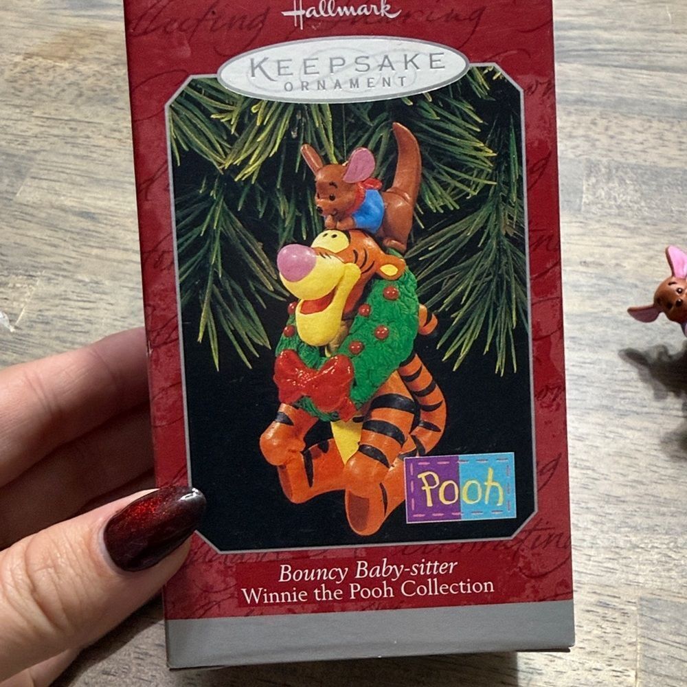 Hallmark Keepsake Ornament - Tigger and Roo with Green and Red Accents